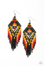 Load image into Gallery viewer, Boho Blast Green Seed Bead Earring Paparazzi Accessories