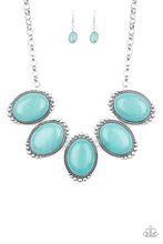 Load image into Gallery viewer, Prairie Goddess Blue Necklace Paparazzi Accessories
