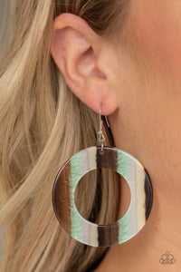 Acrylic,fishhook,iridescent,multi,In Retrospect Multi Acrylic Earring
