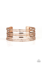Load image into Gallery viewer, Stack Shack Rose Gold Cuff Bracelet Paparazzi Accessories
