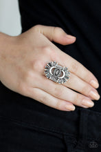 Load image into Gallery viewer, Deco Diva Silver Ring Paparazzi Accessories