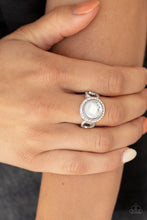 Load image into Gallery viewer, It&#39;s Gonna Glow White Ring Paparazzi Accessories