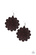 Load image into Gallery viewer, Coachella Cabaret Brown Wooden Earrings Paparazzi Accessories
