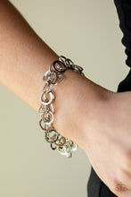 Load image into Gallery viewer, Noise Control Silver Bracelet Paparazzi Accessories