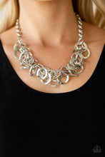 Load image into Gallery viewer, Ringing In The Bling Silver Necklace Paparazzi Accessories