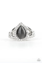 Load image into Gallery viewer, Debutante Dream Silver Cat&#39;s Eye Ring Paparazzi Accessories
