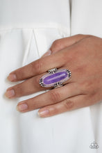 Load image into Gallery viewer, Desert Tranquility - Purple Stone Ring Paparazzi Accessories