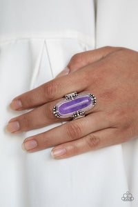 purple,stone,Wide Back,Desert Tranquility - Purple Stone Ring