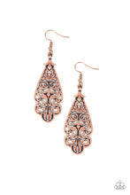 Load image into Gallery viewer, Greenhouse Goddess Copper Earrings Paparazzi Accessories