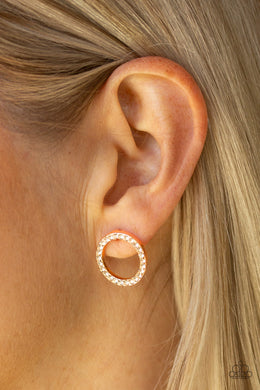 5th Avenue Angel Rose Gold Earring Paparazzi Accessories