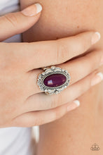 Load image into Gallery viewer, Malibu Majestic Purple Ring Paparazzi Accessories