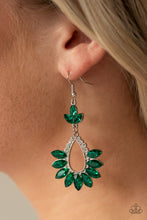 Load image into Gallery viewer, Extra Exquisite Green Earring Paparazzi Accessories