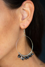 Load image into Gallery viewer, Crystal Collaboration Blue Earring Paparazzi Accessories