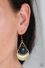 Load image into Gallery viewer, Sonoran Sailing Brass Earring Paparazzi Accessories
