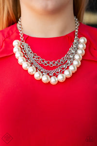 Pearls,White,One-Way Wall Street Pearl Necklace