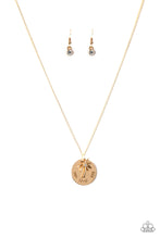 Load image into Gallery viewer, Breezy Palm Trees Gold Necklace Paparazzi Accessories