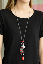 Load image into Gallery viewer, Hearts Content Red Necklace Paparazzi Accessories