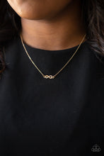 Load image into Gallery viewer, Always A Winner Gold Infinity Necklace Paparazzi Accessories