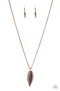 copper,Feather,Feather Foyager Copper Necklace