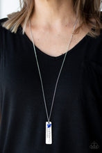 Load image into Gallery viewer, Because of the Brave Blue Necklace Paparazzi Accessories