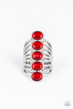 Load image into Gallery viewer, Bling Your Heart Out Red Cat&#39;s Eye Ring Paparazzi Accessories