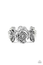Load image into Gallery viewer, Floral Flamboyancy White Bracelet Paparazzi Accessories