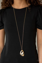 Load image into Gallery viewer, Asymmetrical Bliss Gold Necklace Paparazzi Accessories
