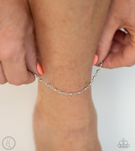 Load image into Gallery viewer, Shore Shimmer Silver Anklet Paparazzi Accessories