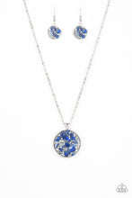 Load image into Gallery viewer, Glam Crush Monday Blue Necklace Paparazzi Accessories