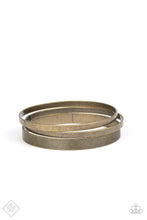 Load image into Gallery viewer, Big Mash Up Brass Bangle Bracelets Paparazzi Accessories