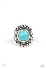 Load image into Gallery viewer, Nomad Drama Blue Stone Ring Paparazzi Accessories