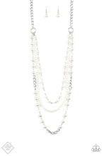 Load image into Gallery viewer, New York City Chic White Pearl Necklace Paparazzi Accessories