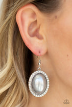 Load image into Gallery viewer, Celebrity Crush Silver Pearl Earring Paparazzi Accessories