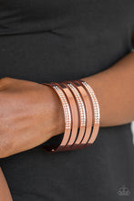 Load image into Gallery viewer, Big Time Shine Copper Cuff Bracelet Paparazzi Accessories