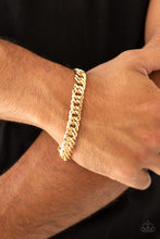 Load image into Gallery viewer, On The Ropes - Gold Bracelet Paparazzi Accessories