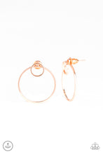 Load image into Gallery viewer, Spin Cycle Rose Gold Earring Paparazzi Accessories