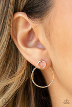 Load image into Gallery viewer, Spin Cycle Rose Gold Earring Paparazzi Accessories