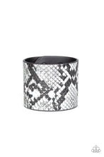 Load image into Gallery viewer, Whats Hiss is Mine Silver Leather Bracelet Paparazzi Accessories