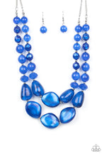 Load image into Gallery viewer, Beach Glam Blue Necklace Paparazzi Accessories