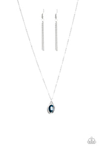 blue,silver,Timeless Tranquility Blue Necklace
