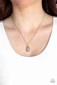 pink,Short Necklace,silver,Timeless Tranquility Pink Necklace