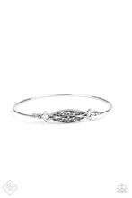 Load image into Gallery viewer, Exquisitely Empress Silver Bangle Bracelet Paparazzi Accessories