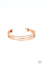 Load image into Gallery viewer, A Mean Gleam Copper Cuff Bracelet Paparazzi Accessories