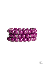 Load image into Gallery viewer, Chroma Collision Purple Bracelet Paparazzi Accessories