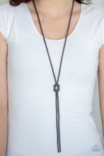 Load image into Gallery viewer, Born Ready Black Gunmetal Necklace Paparazzi Accessories