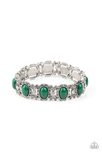 Load image into Gallery viewer, A Piece of Cake - Green Stretchy Bracelet Paparazzi Accessories