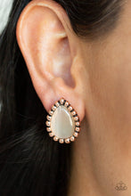 Load image into Gallery viewer, I Wanna Glow Copper Earring Paparazzi Accessories