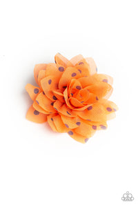 Hair Bow,Orange,Dot Dot Orange Hair Accessory