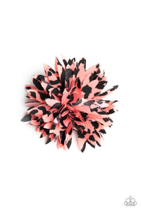 black,Hair Bow,pink,Spattered Spendlor Pink Hair Accessory