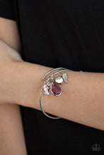 Load image into Gallery viewer, Heart of BOLD - Purple Bracelet Paparazzi Accessories